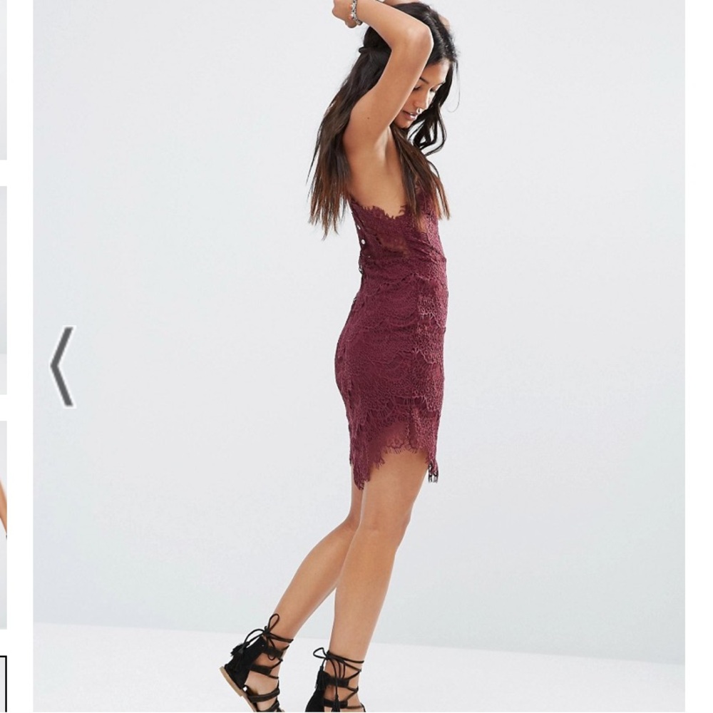 Free People She’s Got It Dress Raspberry Size Medium - Picture 5 of 10